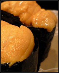 Sea Urchin Sushi http://www.flickr.com/photos/47961249@N05/