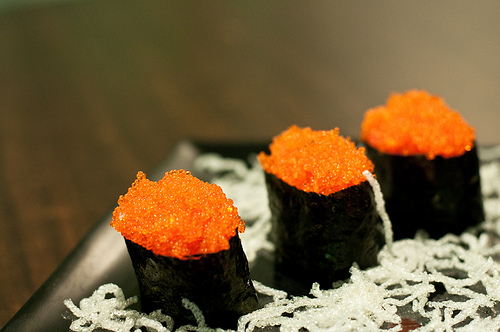 Hachi-hachi - Nigiri Tobiko by Delphine Sindynata