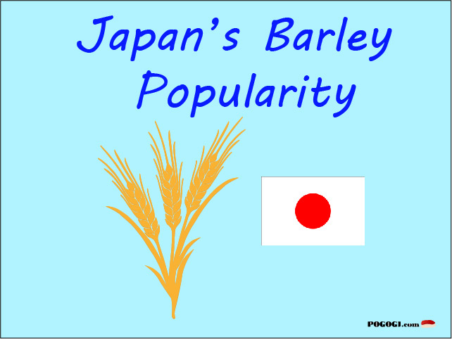 barley popularity in japan cover image