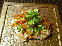 Sushi rice, ginger, kinpira gobo by T.Tseng