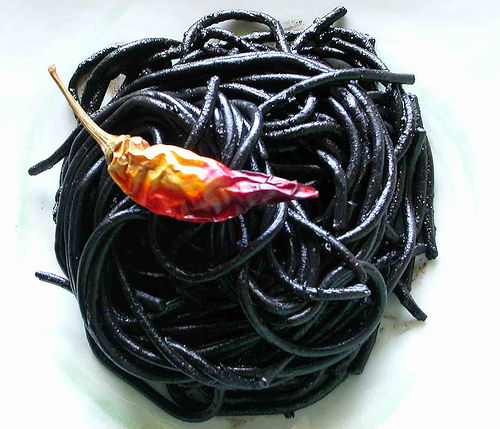 Japanese Pasta: Squid Ink