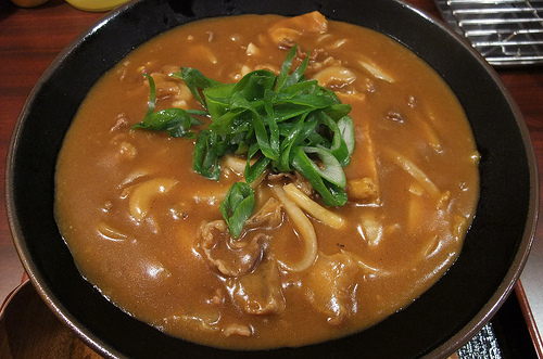 Udon noodle in curry soup by pelican, on Flickr