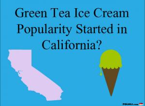 banner Green tea Ice cream in California