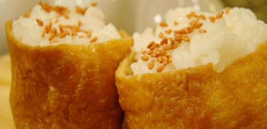 Inari Sushi with seeds