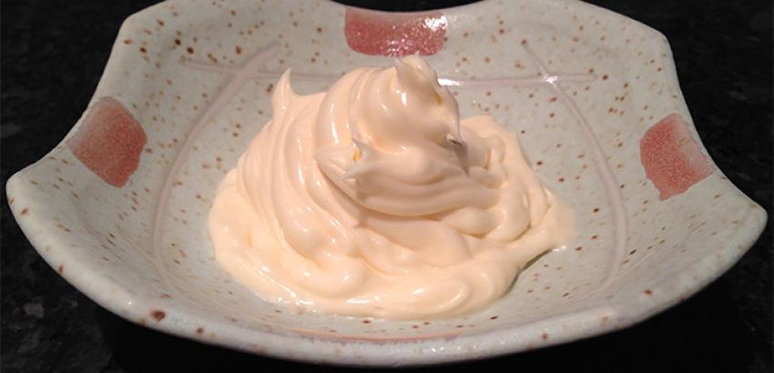 Japanese Mayo in a dish